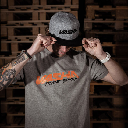 Snapback Vasha - Šedočerný